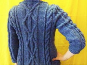 Zopfjacke - Detail