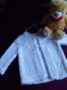 Rundpassenjacke mit Teddy