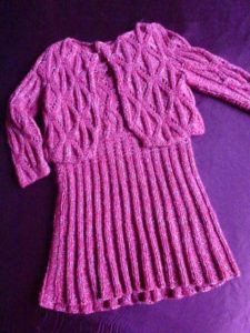 Trägerkleid mit Bolero